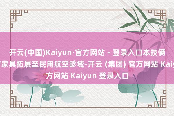 开云(中国)Kaiyun·官方网站 - 登录入口本技俩将关连技艺与家具拓展至民用航空畛域-开云 (集团) 官方网站 Kaiyun 登录入口