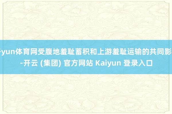 开yun体育网受腹地羞耻蓄积和上游羞耻运输的共同影响-开云 (集团) 官方网站 Kaiyun 登录入口