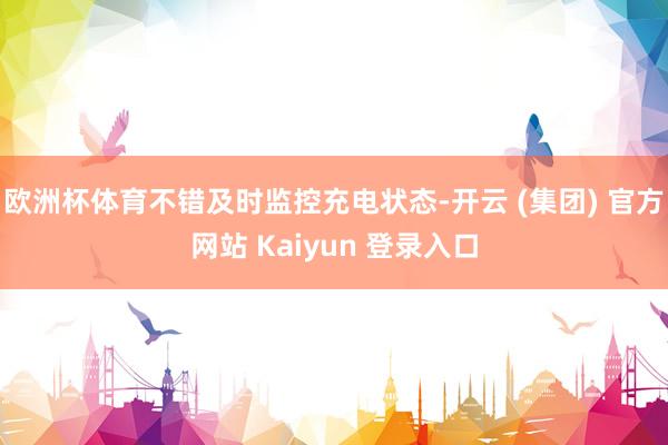 欧洲杯体育不错及时监控充电状态-开云 (集团) 官方网站 Kaiyun 登录入口