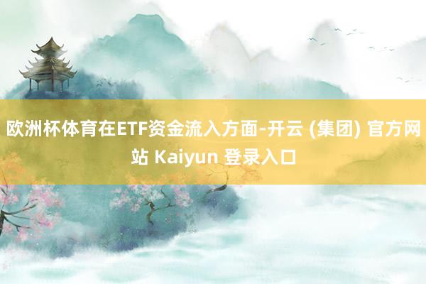 欧洲杯体育　　在ETF资金流入方面-开云 (集团) 官方网站 Kaiyun 登录入口