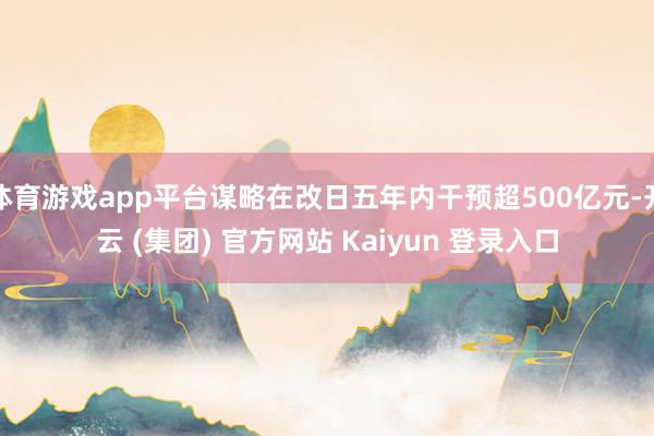 体育游戏app平台谋略在改日五年内干预超500亿元-开云 (集团) 官方网站 Kaiyun 登录入口