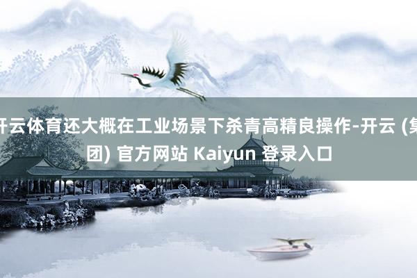 开云体育还大概在工业场景下杀青高精良操作-开云 (集团) 官方网站 Kaiyun 登录入口