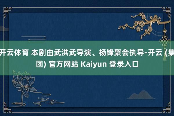 开云体育 本剧由武洪武导演、杨锋聚会执导-开云 (集团) 官方网站 Kaiyun 登录入口