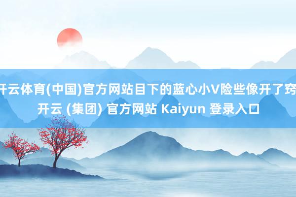 开云体育(中国)官方网站目下的蓝心小V险些像开了窍-开云 (集团) 官方网站 Kaiyun 登录入口
