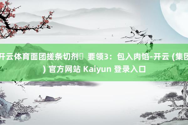 开云体育面团搓条切剂✅要领3：包入肉馅-开云 (集团) 官方网站 Kaiyun 登录入口